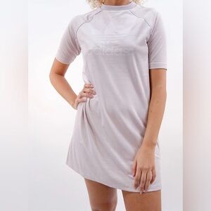 Adidas soft velvet mauve pink nude dress xs